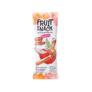 Пастила фруктова Яблуко і Кориця 25г, Fruit Snack