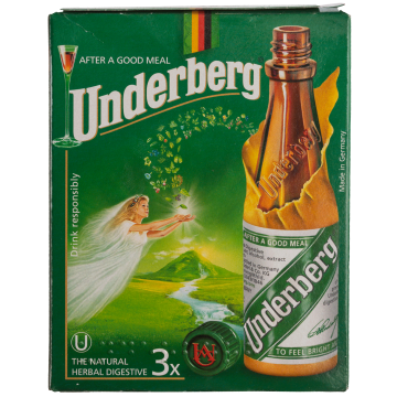 Біттер Underberg 3х20мл, 0.06 л