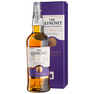 Віскі Glenlivet Captain's Reserve, gift box, 0.7 л