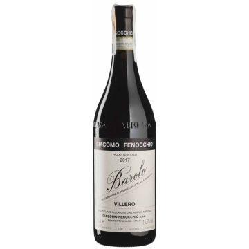 Вино Giacomo Fenocchio Barolo Villero / Бароло Віллеро 2017, червоне сухе, 0.75 л
