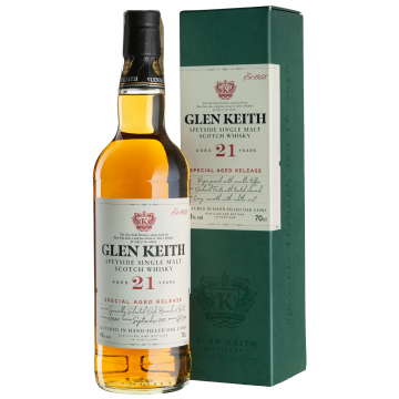 Віскі Glen Keith 21yo, gift box, 0.7 л