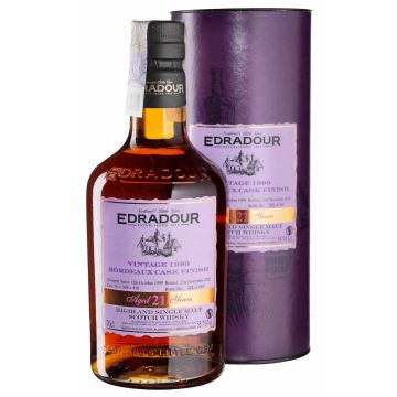 Віскі Edradour Bordeaux Cask Finish, Tube, 0.7 л