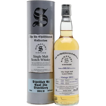 Віскі Signatory Caol Ila Unchillfiltered, Tube, 0.7 л