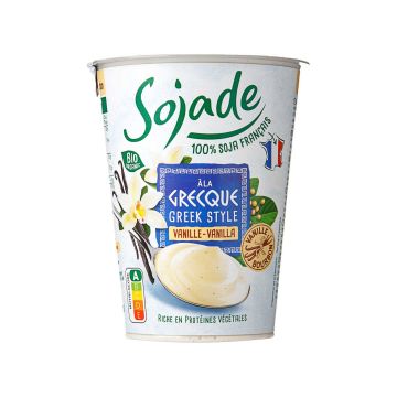 Продукт з ферментованої сої "Грецький з ваніллю" органічний 400г, Sojade