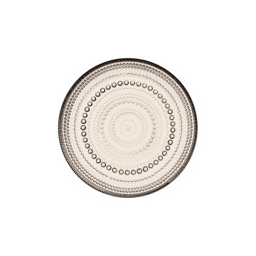 Тарілка скляна коричнева 17см Kastehelmi, iittala