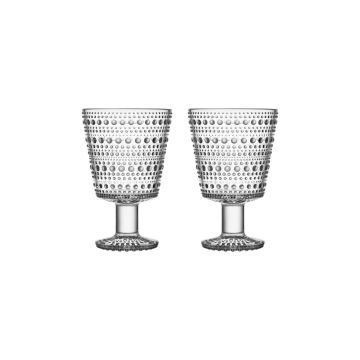 Набір стаканів скляних універсальних прозорих 260мл (2шт в уп) Kastehelmi, iittala