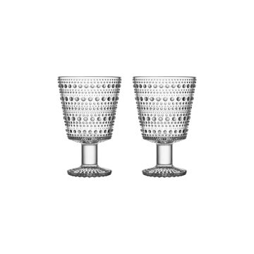 Набір стаканів скляних універсальних прозорих 260мл (2шт в уп) Kastehelmi, iittala