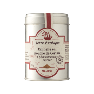 Кориця Цейлонська мелена 50г, Terre Exotique