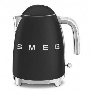 Чайник електричний стиль 50х чорний матовий, SMEG