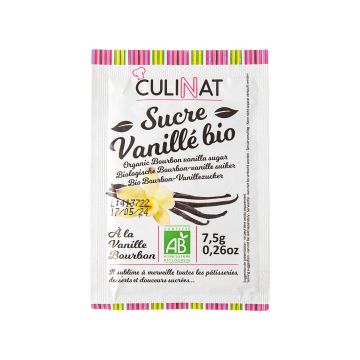 Цукор з ваніллю Бурбон органічний 7,5г, Culinat