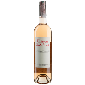 Вино Tentations Cibonne Tentations Rose / Сібон Тентасьйон Розе, рожеве сухе, 0.75 л