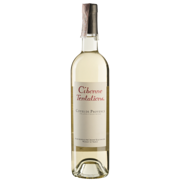 Вино Tentations Cibonne Tentations Blanc / Сібон Тентасьйон Блан, біле сухе, 0.75 л