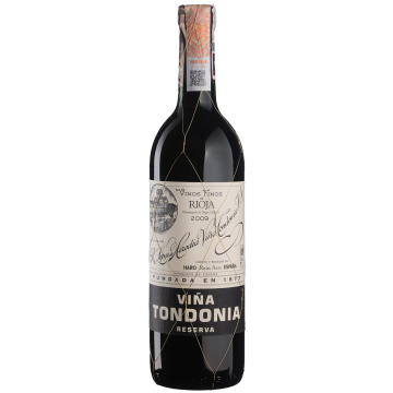 Вино Vina Tondonia Tinto Reserva Vina Tondonia / Тінто Резерва 2009, червоне сухе, 0.75 л
