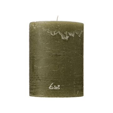 Свічка зеленого кольору 10x13см 520 Luz Your Senses, Rasteli