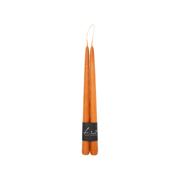 Свічка столова янтарного кольору 2,2x30см 305 (2шт в уп) Luz Your Senses, Rasteli
