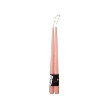Свічка столова кольору рожевий тауп 2,2x30см 305 (2шт в уп) Luz Your Senses, Rasteli