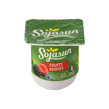 Продукт з ферментованої сої з червоними ягодами 100г, Sojasun