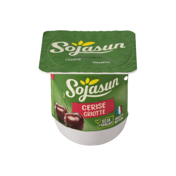 Продукт з ферментованої сої з вишнею 100г, Sojasun