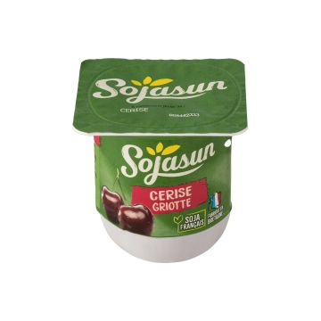 Продукт з ферментованої сої з вишнею 100г, Sojasun