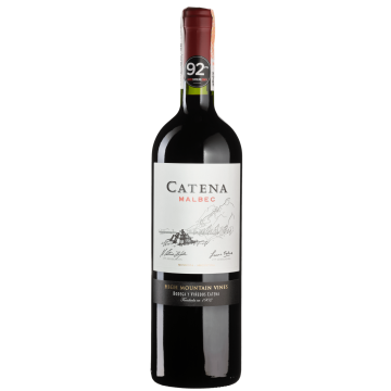 Вино Catena Zapata Catena Malbec / Катена Мальбек, червоне сухе, 0.75 л