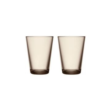 Набір склянок коричневих 400мл (2шт в пак) Kartio, iittala