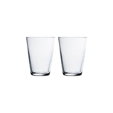 Набір склянок прозорих 400мл (2шт в пак) Kartio, iittala