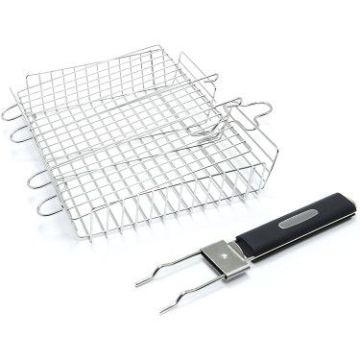 Решітка для приготування сталева з ручкою 25х30х6,25см, Broil King