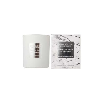 Свічка ароматизована "English Pear & Freesia" 70223 Luna, Stoneglow
