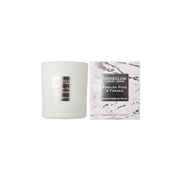 Свічка ароматизована "English Pear & Freesia" 70223 Luna, Stoneglow