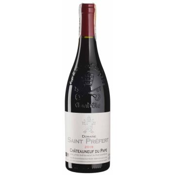 Вино Domaine Saint Prefert Chateauneuf du Pape / Шатоньоф дю Пап 2019, червоне сухе, 0.75 л