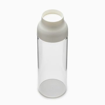 Глечик для води з білою кришкою 1л Capsule, Kinto