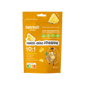 Ананас шматочками сублімований 20г, Panfruit