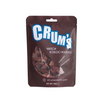 Чіпси фруктові "Кокос з какао" 40г, Crum`s