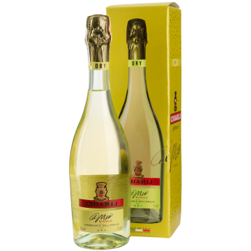 Ігристе Chiarli Lambrusco dell 'Emilia Bianco Dry, gift box / Ламбруско дель 'Емілія Б`янко Драй, подарункова коробка, біле, 0.75 л