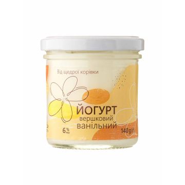 Йогурт вершковий "Ванільний" 140г, Азорель