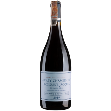 Вино Domaine Bruno Clair Gevrey Chambertin 1er Cru Clos Saint Jacques / Жевре Шамбертен Прем'єр Крю Кло Сен Жак 2019, червоне сухе, 0.75 л