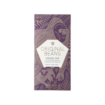 Шоколад чорний Вірунга Парк Конго органічний 70г, Original Beans