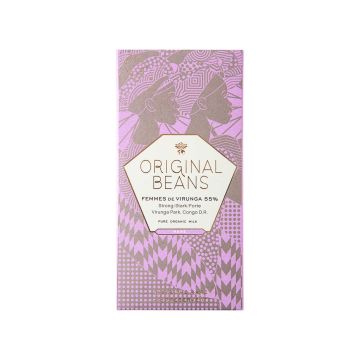 Шоколад молочний Вірунга Парк Конго органічний 70г, Original Beans