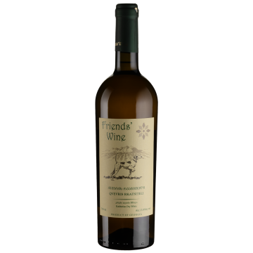 Вино Friends' wine Qvevris Rkatsiteli / Квевріс Ркацителі, біле сухе, 0.75 л