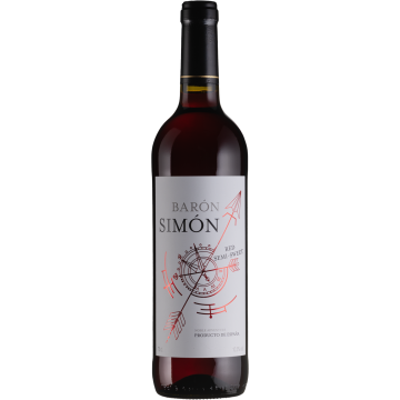 Вино Baron Simon Red Semi-Sweet / Ред Семі-Світ, червоне напівсолодке, 0.75 л
