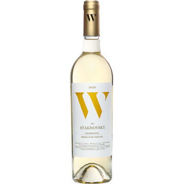 Вино Stakhovsky Wines Шардоне / Шардоне, біле сухе, 0.75 л