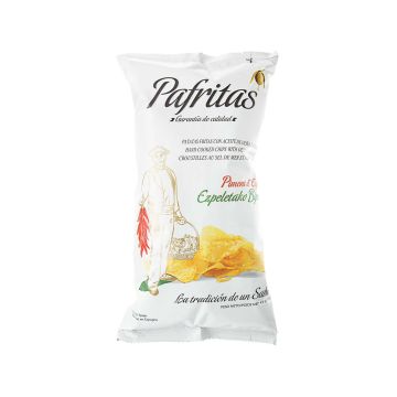 Чіпси картопляні з перцем Еспелет 140г, Pafritas