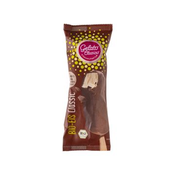 Морозиво з ваніллю в молочному шоколаді органічне 21% 90мл, Gelato Classico
