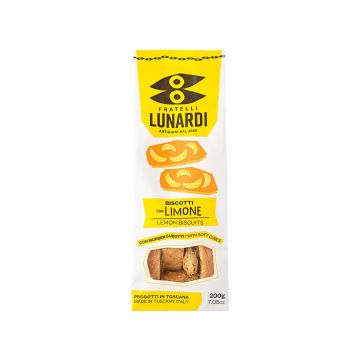 Печиво Кантучіні з лимоном 200г, Fratelli Lunardi