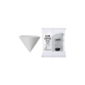 Фільтри для кави паперові на 4 чашки 60шт Slow Coffee Style, Kinto