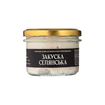 Сало свинне "Закуска Селянська" 190г, Nadiya