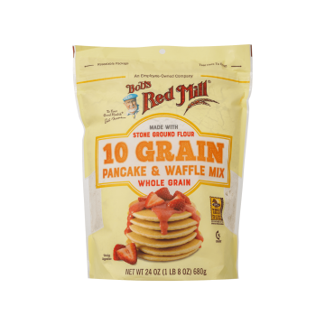Суміш для приготування млинців та вафель 10 злаків 680г, Bob's Red Mill