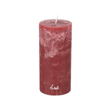 Свічка винного кольору 7x15см Luz Your Senses, Rasteli