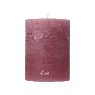 Свічка фіолетова 520-60 10x13см Luz Your Senses, Rasteli