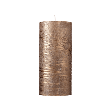 Свічка металізована золотого кольору 7x15см 416-6 Luz Your Senses, Rasteli